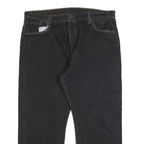 LEVI'S 501 Mens Jeans Black Regular Straight Denim Raw W39 L26 Button Closure