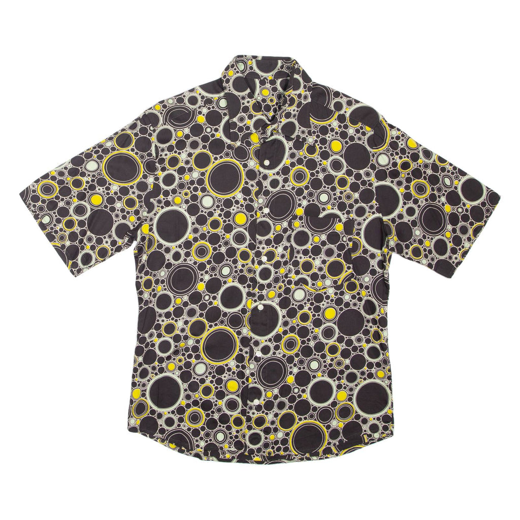 Mens Shirt Black Spotted S