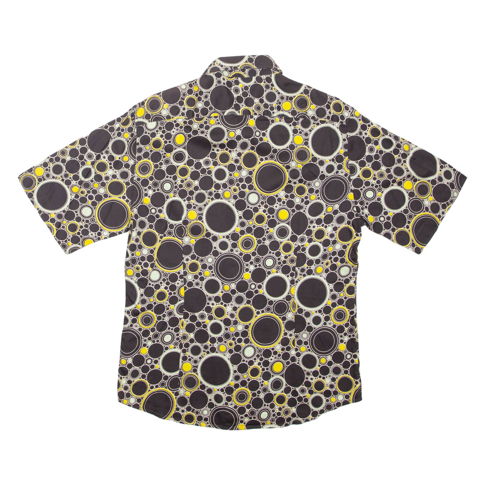 Mens Shirt Black Spotted S