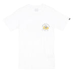 VANS Mens White Great Escape Graphic T-Shirt XS Short Sleeve Crew Neck