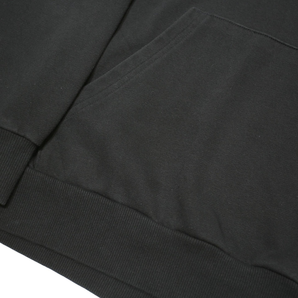 PUMA Mens Black Cotton Blend Pullover Hoodie M Sports Logo Sweatshirt