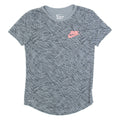 NIKE Womens T-Shirt Grey XS