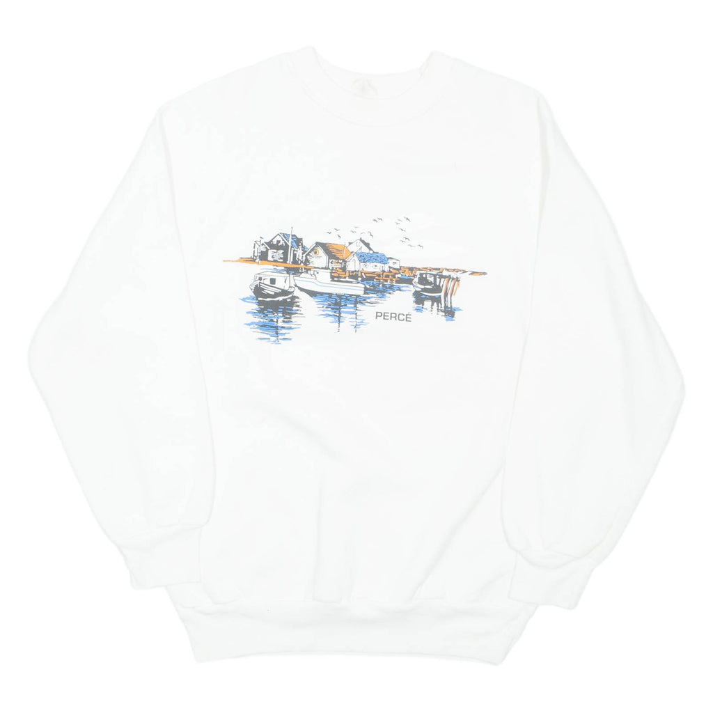 SPORTSMAN Perse Mens Sweatshirt White S