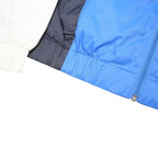 TOMMY HILFIGER Mens Blue & White Colourblock Track Jacket M Polyester
