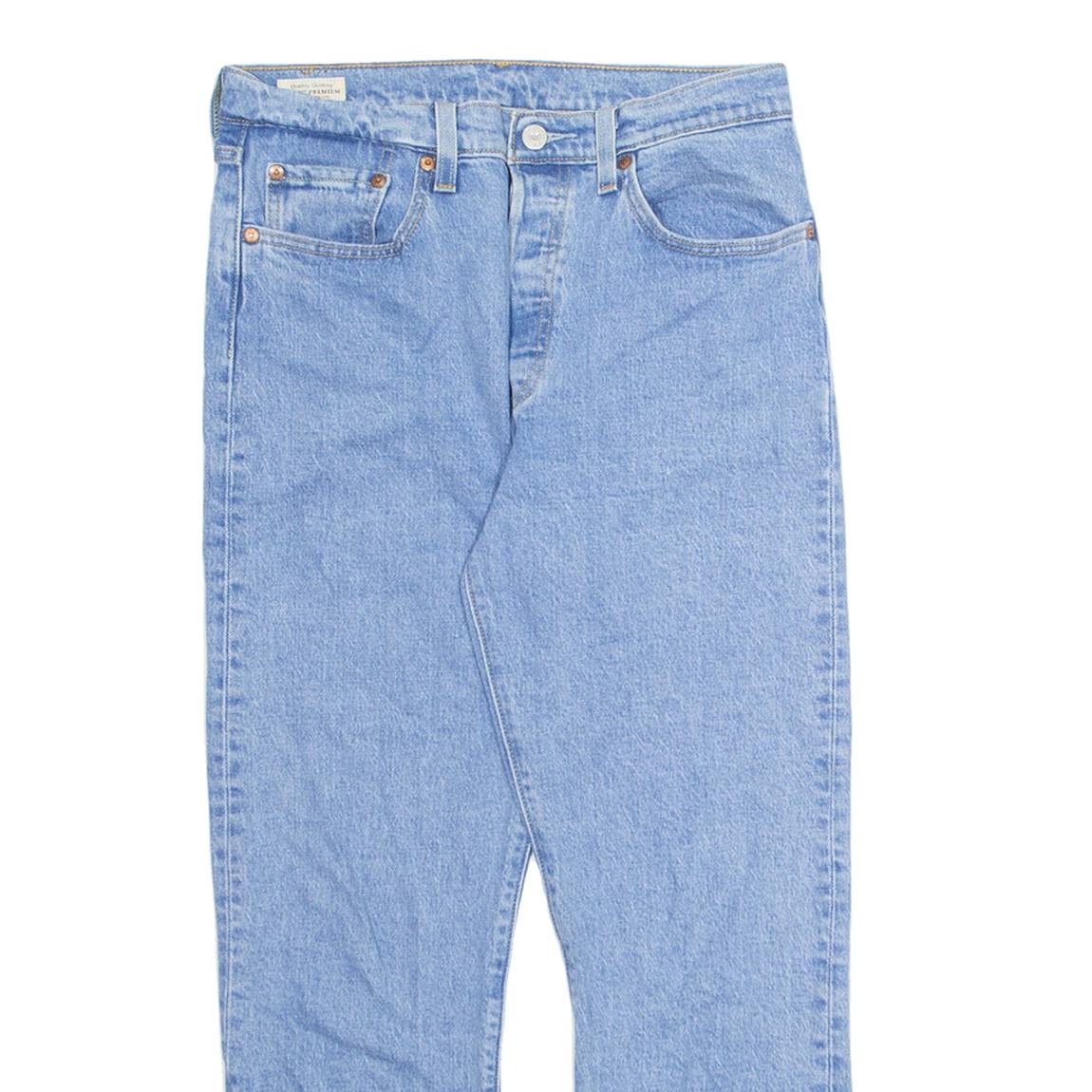 LEVI'S 501 BIG E Jeans Womens Blue Regular Straight W30 L25