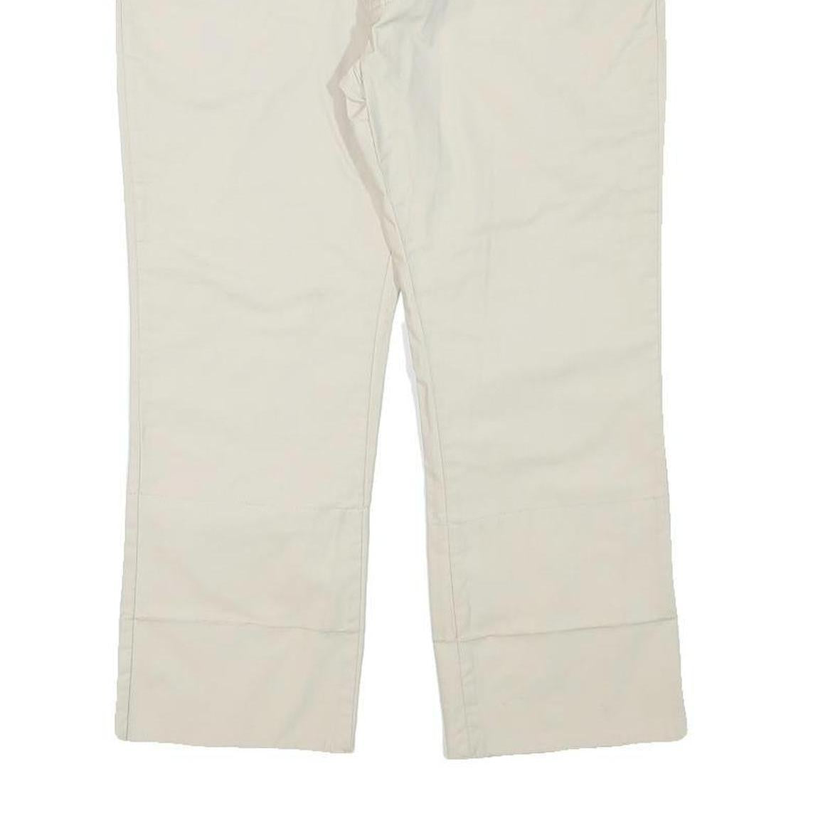 O'NEILL Womens Cotton Blend Regular Beige Trousers W28 L22 Zip Closure Straight