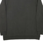 CALVIN KLEIN JEANS Mens Black Cotton Blend Crew Neck XS Logo Print Sweatshirt