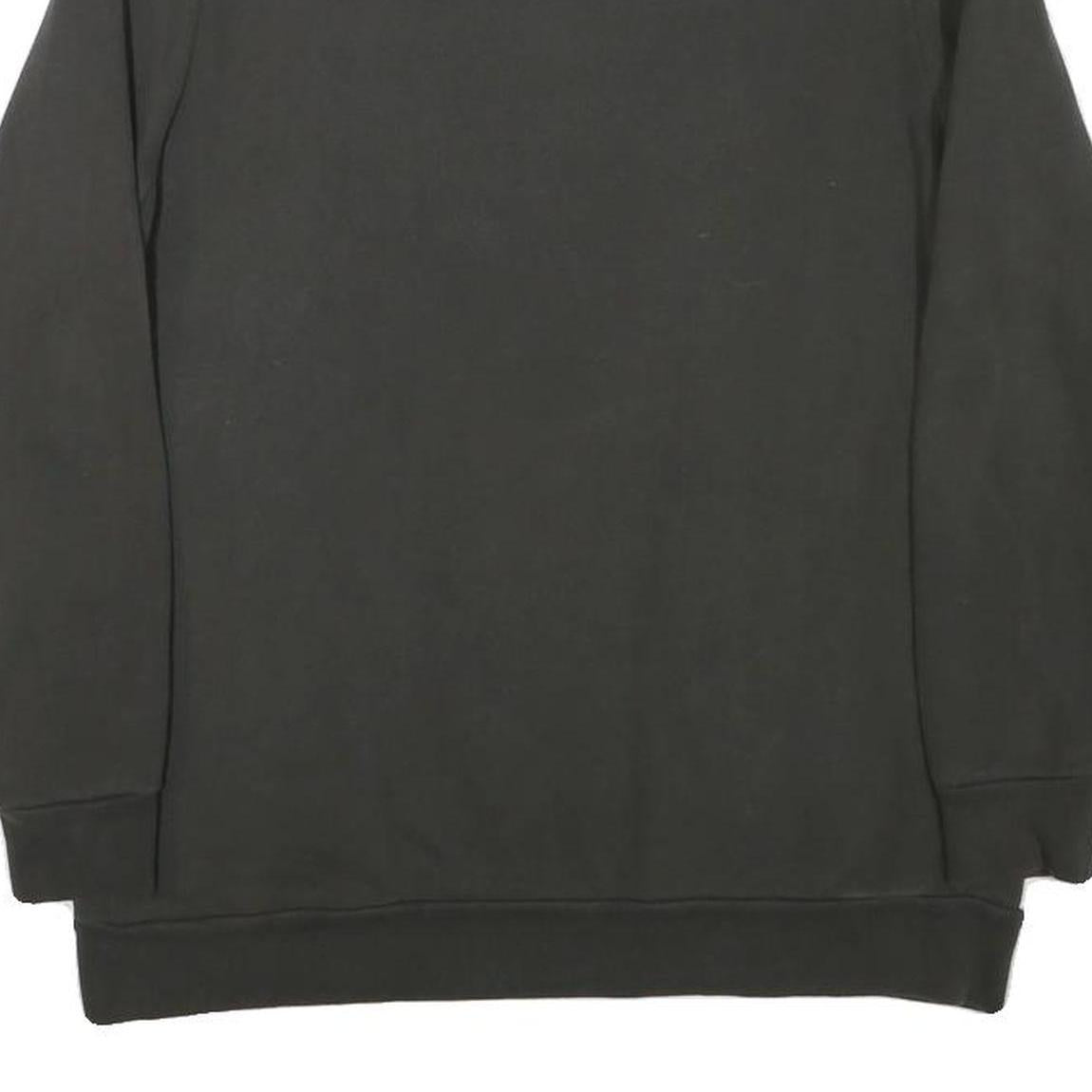 CALVIN KLEIN JEANS Mens Black Cotton Blend Crew Neck XS Logo Print Sweatshirt