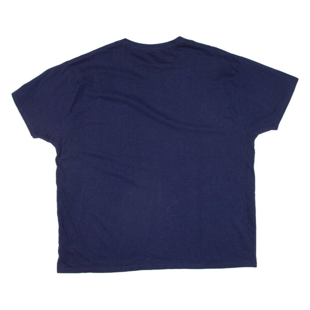 CHAMPION Auburn University Tigers Mens T-Shirt Blue USA 2XL