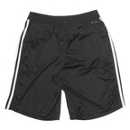 ADIDAS Mens Black Casual Shorts M W27 Sportswear Polyester Strip Design