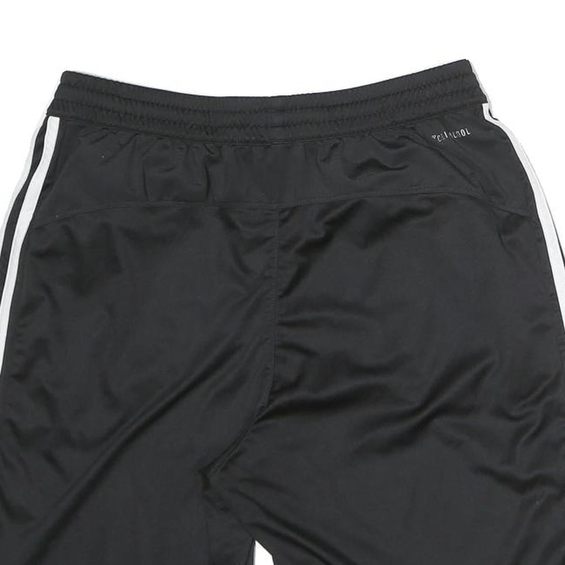 ADIDAS Mens Black Casual Shorts M W27 Sportswear Polyester Strip Design