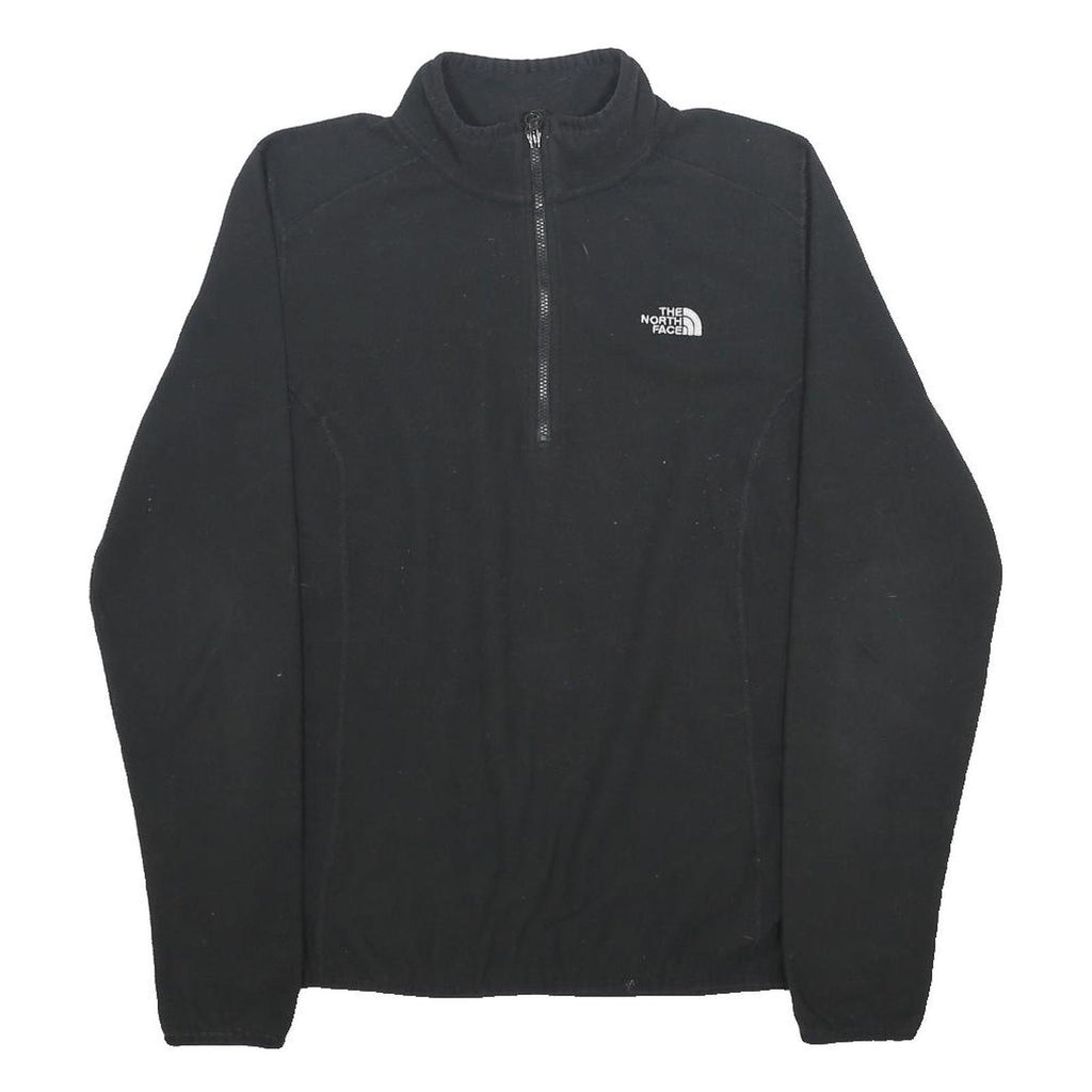 THE NORTH FACE Womens Black Plain Pullover Jumper Crew Neck L Lightweight