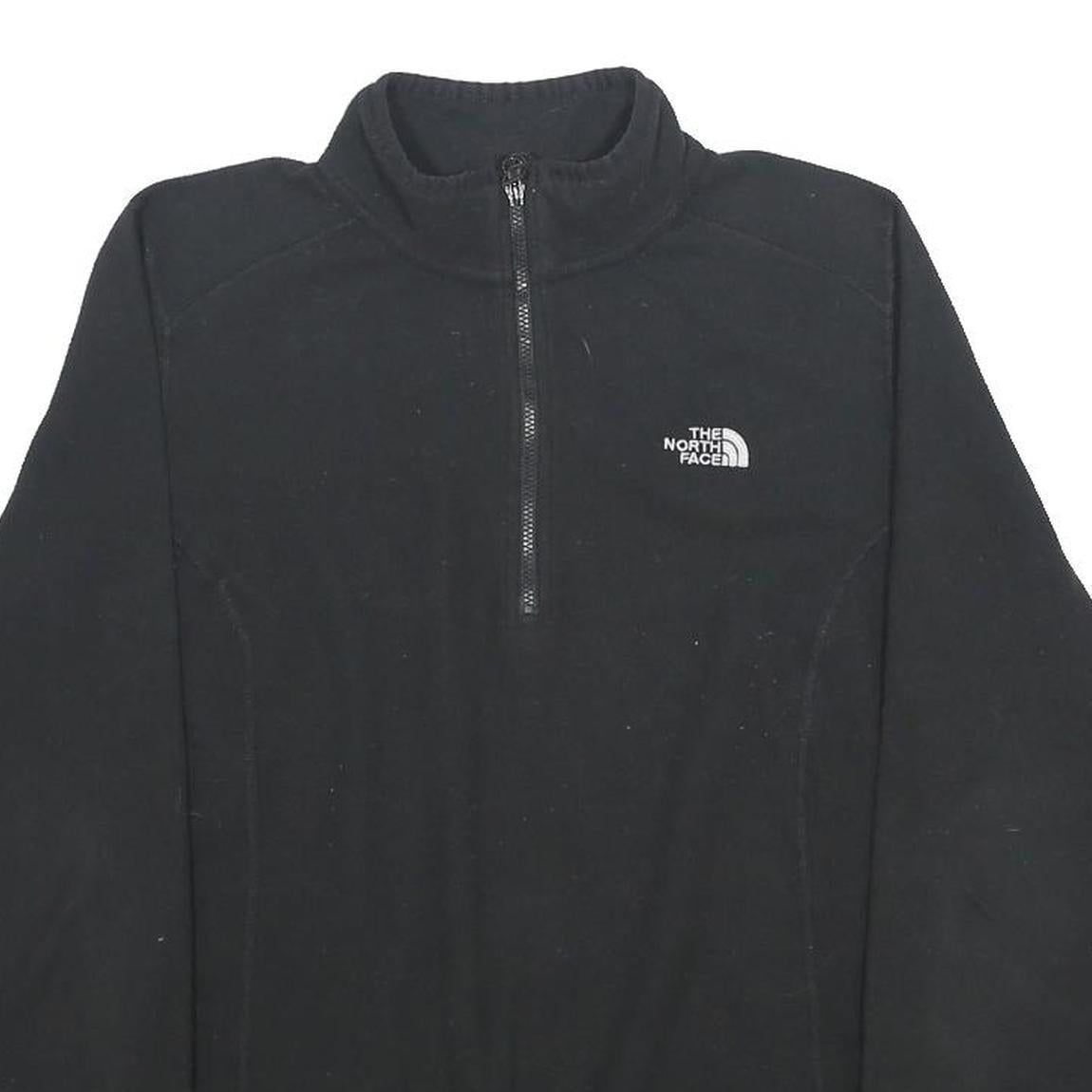 THE NORTH FACE Womens Black Plain Pullover Jumper Crew Neck L Lightweight