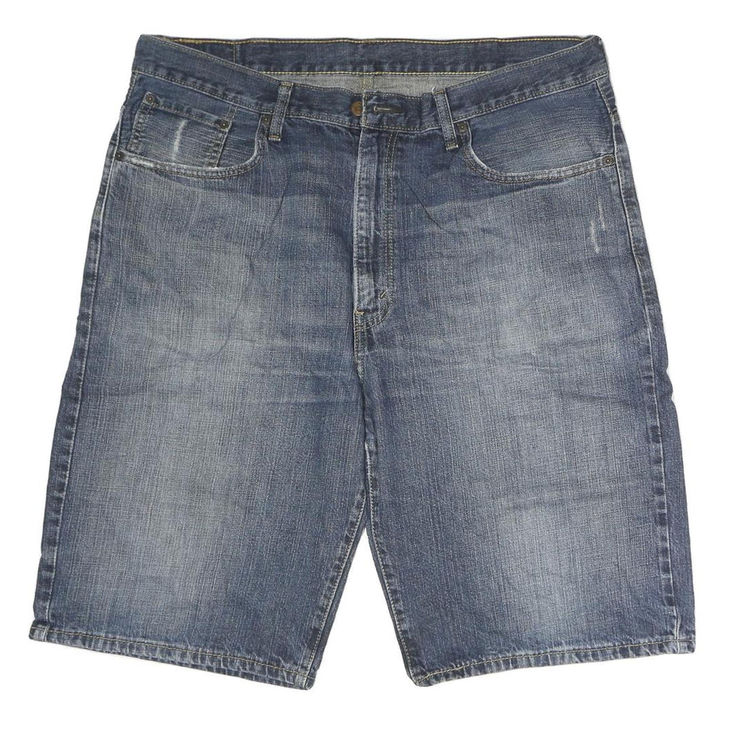 WRANGLER Mens Denim Blue Casual Shorts 2XL W42 Cotton Classic Fit
