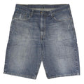 WRANGLER Mens Denim Blue Casual Shorts 2XL W42 Cotton Classic Fit