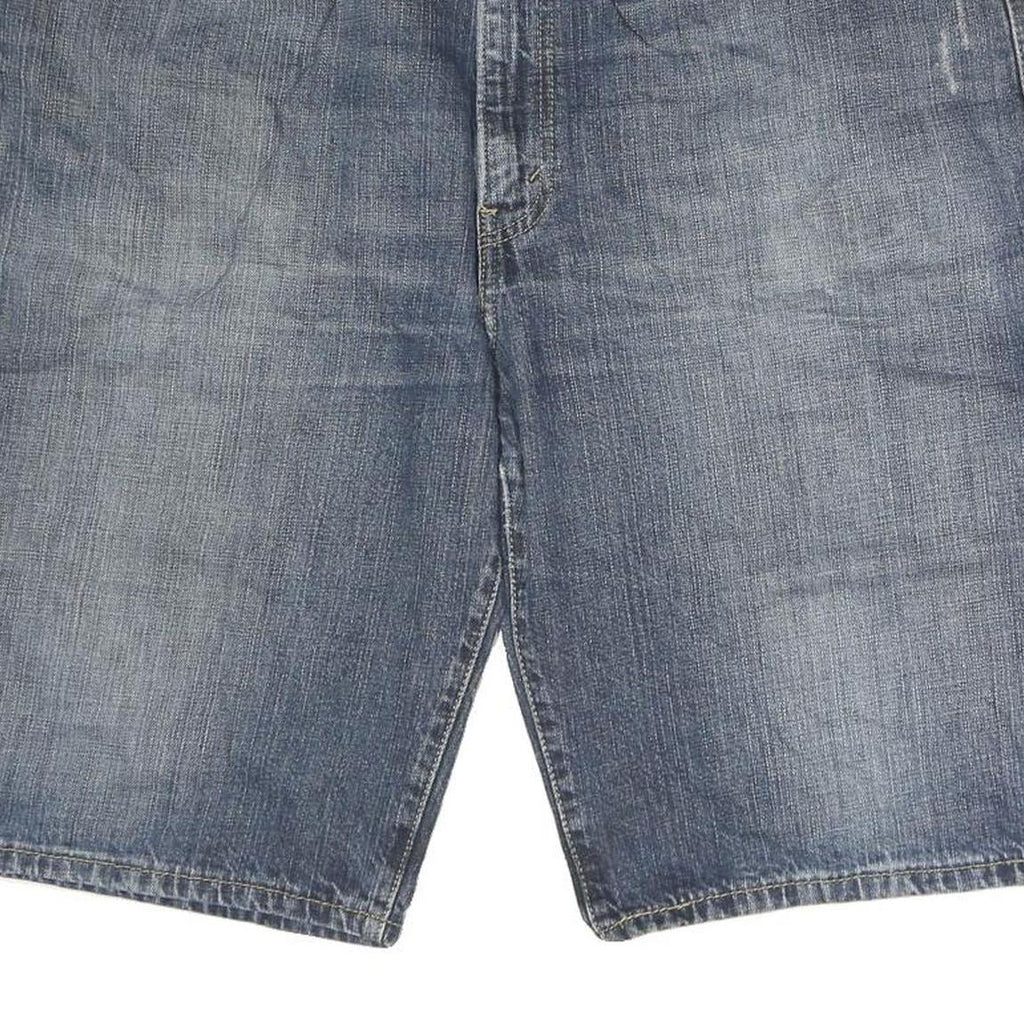 WRANGLER Mens Denim Blue Casual Shorts 2XL W42 Cotton Classic Fit