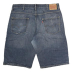 WRANGLER Mens Denim Blue Casual Shorts 2XL W42 Cotton Classic Fit