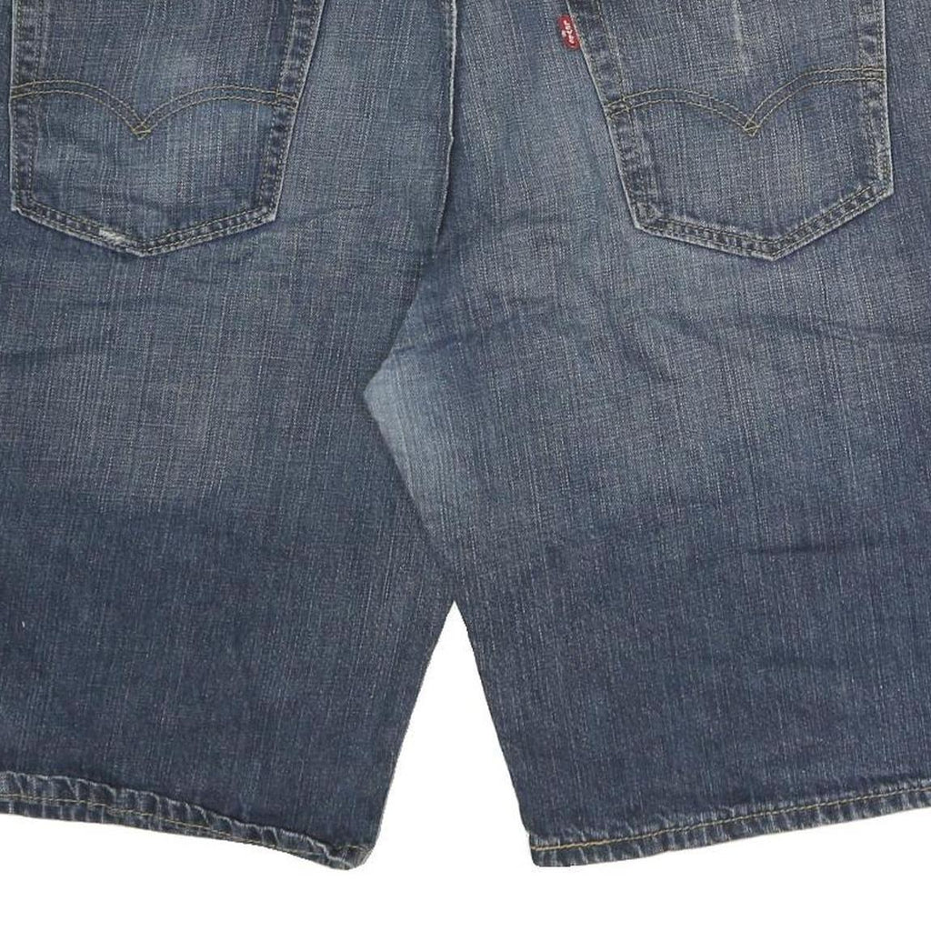 WRANGLER Mens Denim Blue Casual Shorts 2XL W42 Cotton Classic Fit