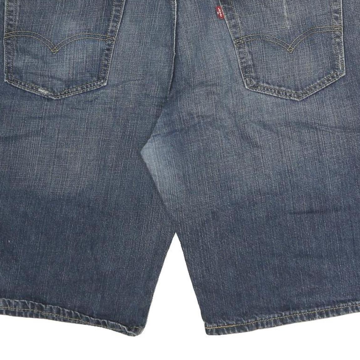 WRANGLER Mens Denim Blue Casual Shorts 2XL W42 Cotton Classic Fit