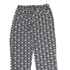 VANS Womens Cotton Blend Black & White Skull Logo Regular Fit Straight Trousers