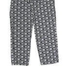 VANS Womens Cotton Blend Black & White Skull Logo Regular Fit Straight Trousers