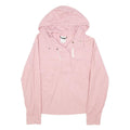THE NORTH FACE Womens Pink Hooded Jacket XS Cotton Blend Button Closure