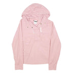 THE NORTH FACE Womens Pink Hooded Jacket XS Cotton Blend Button Closure