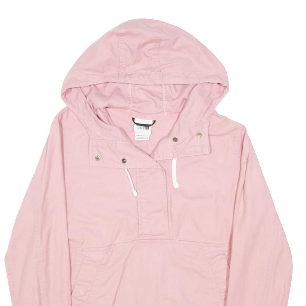 THE NORTH FACE Womens Pink Hooded Jacket XS Cotton Blend Button Closure
