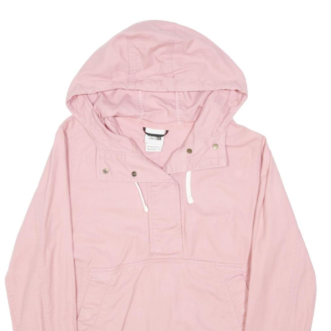 THE NORTH FACE Womens Pink Hooded Jacket XS Cotton Blend Button Closure