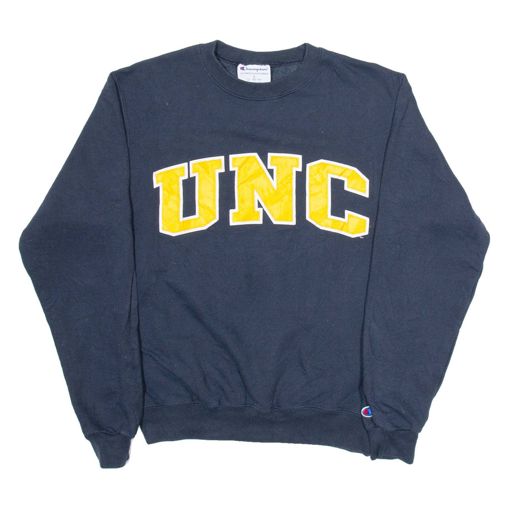 CHAMPION UNC Mens Sweatshirt Blue USA S