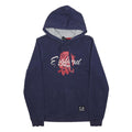 CANTERBURY Womens Navy England Rugby Hoodie UK 10 Cotton Blend Pullover