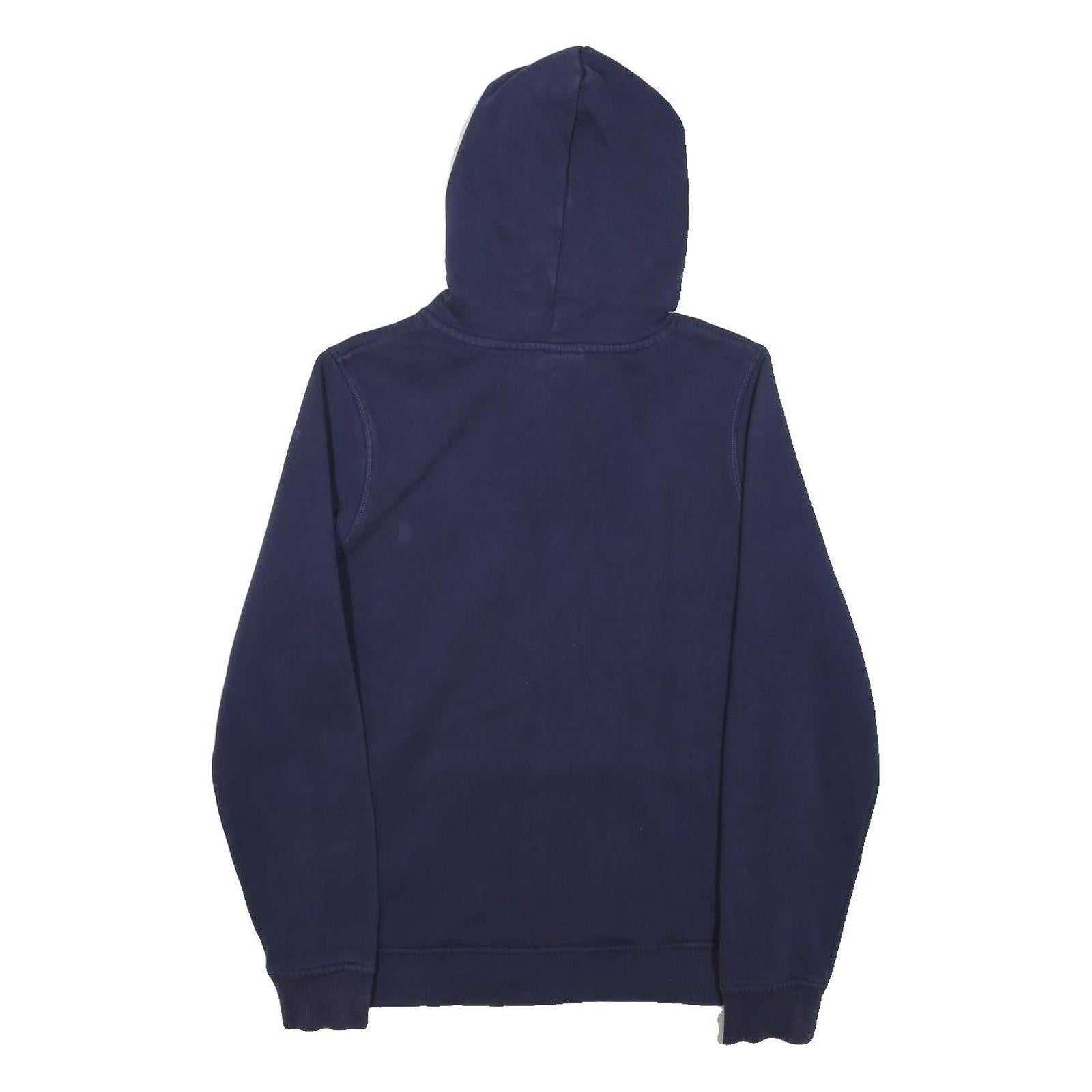 CANTERBURY Womens Navy England Rugby Hoodie UK 10 Cotton Blend Pullover