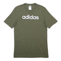 ADIDAS Womens Green Cotton Blend Day Jersey Crew Neck Short Sleeve S Casual