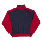 FUBU Mens Sweatshirt Blue 1/4 Zip 2XL