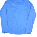 SALOMON Mens Blue Outdoor Jacket L Polyester Blend Plain Zip Hooded