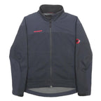 MAMMUT Womens Blue Softshell Jacket S Synthetic Zip Outdoor Sportswear