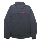 MAMMUT Womens Blue Softshell Jacket S Synthetic Zip Outdoor Sportswear