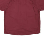 WRANGLER Mens Maroon Shirt Cotton Blend XL Casual Button Pocket