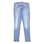 LEVI'S Womens Slim Blue Denim Light Wash Jeans W29 L32 Skinny Fit Zip Closure