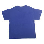 MAJESTIC Mens Blue Cubs National League Champions Graphic T-Shirt L Short Sleeve