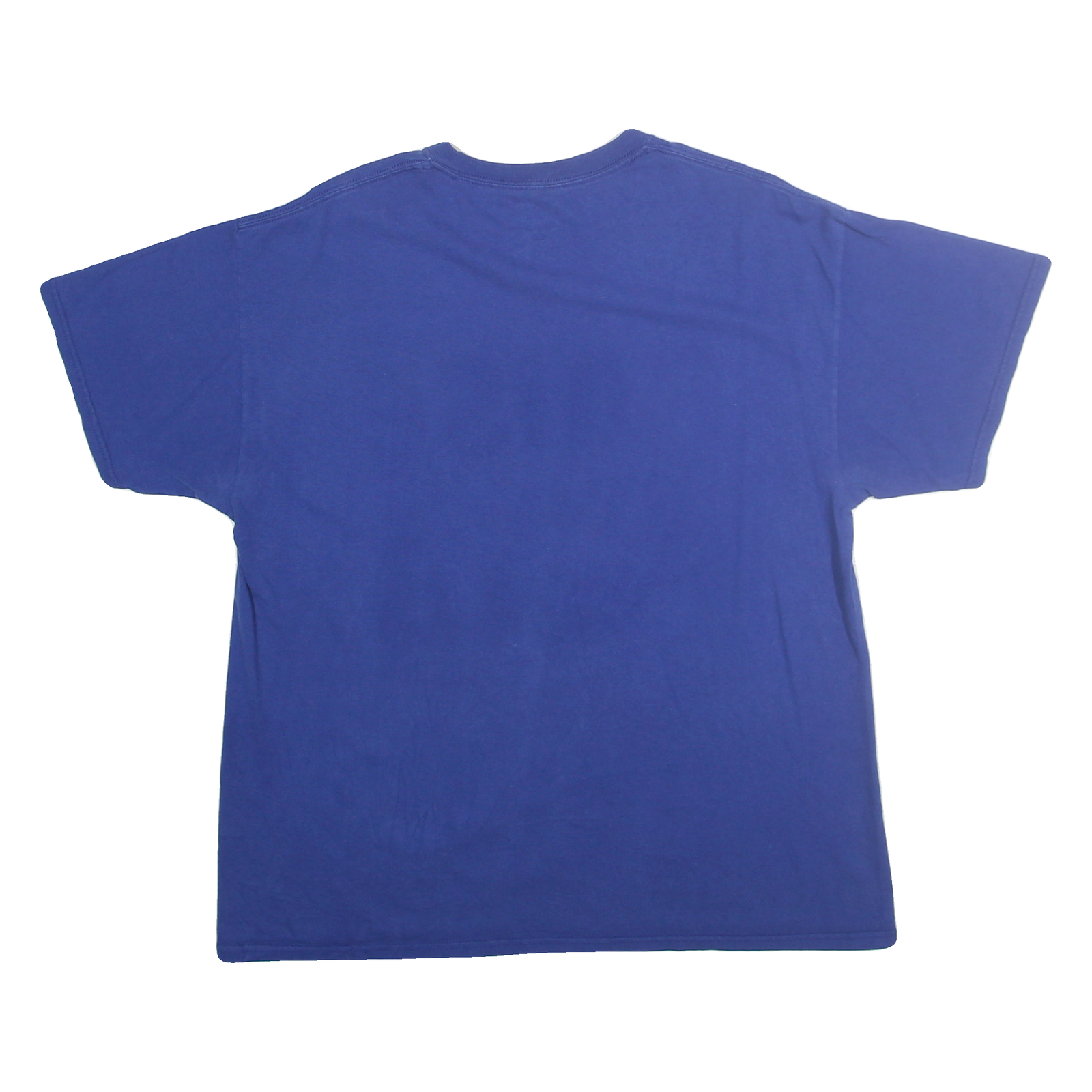 MAJESTIC Mens Blue Cubs National League Champions Graphic T-Shirt L Short Sleeve