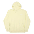 ADIDAS Womens Cream Hoodie XL Cotton Blend Pullover Casual Sports Sweatshirt