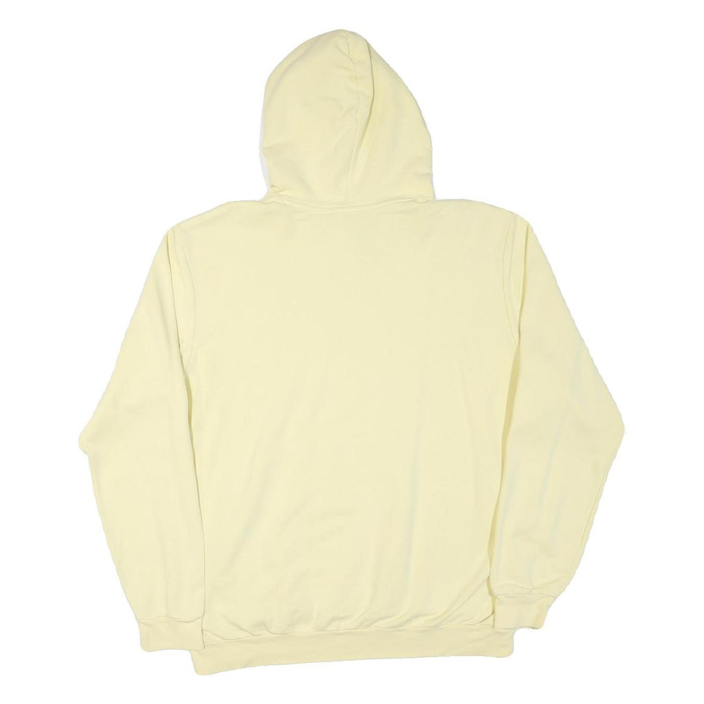 ADIDAS Womens Cream Hoodie XL Cotton Blend Pullover Casual Sports Sweatshirt