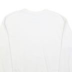 PUMA Womens White Cotton Blend Crew Neck UK 16 Sweatshirt Casual Sport