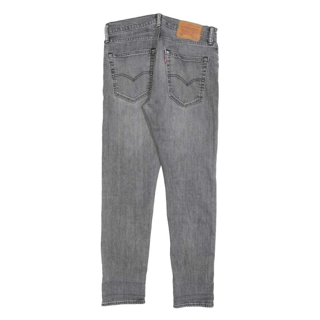 LEVI'S 512 Tapered Mens Jeans Grey Slim Denim Medium W30 L27 Distressed