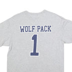 Mens Grey Nevada Football Graphic T-Shirt M Short Sleeve Crew Neck Casual Sports