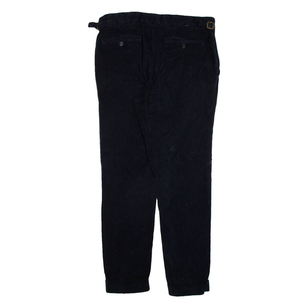 PEIKAMO Womens Trousers Black Regular Tapered W31 L28