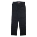 KANGOL Mens Trousers Black Regular Straight W30 L31