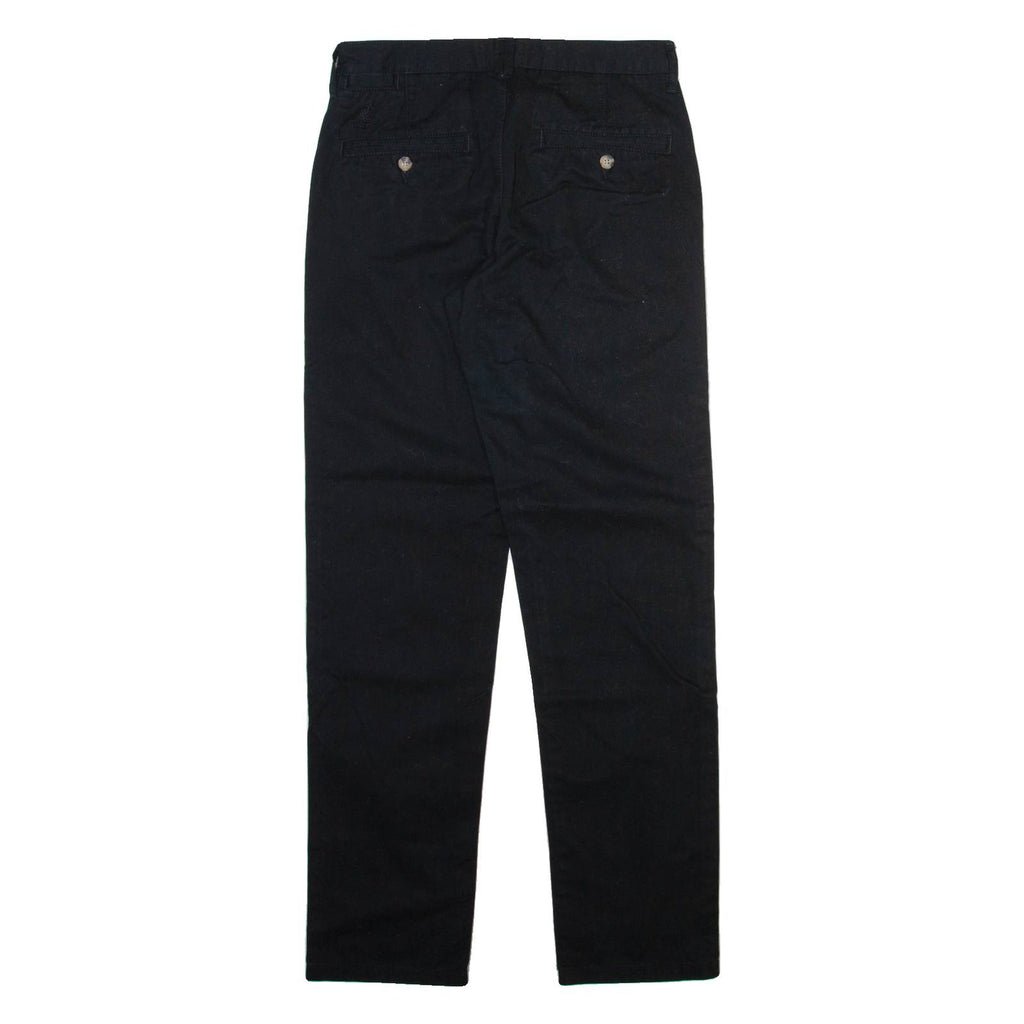 KANGOL Mens Trousers Black Regular Straight W30 L31