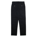 KANGOL Mens Trousers Black Regular Straight W30 L31